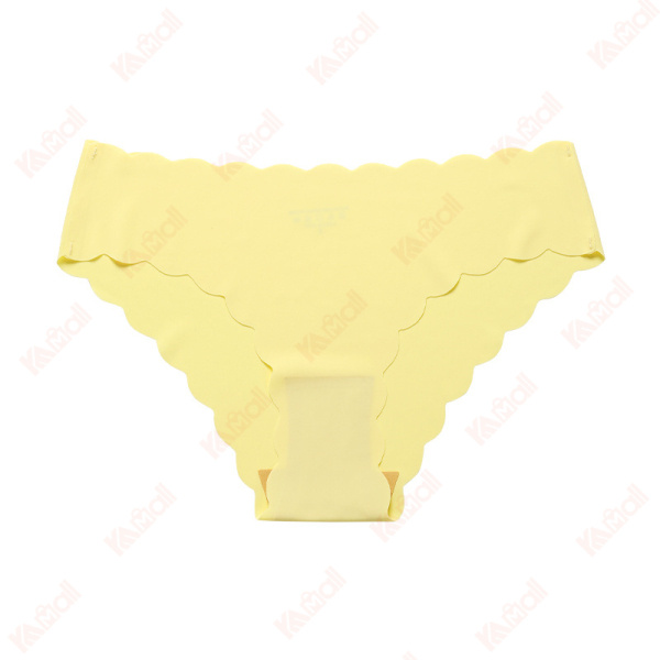 lemon yellow simple best panties